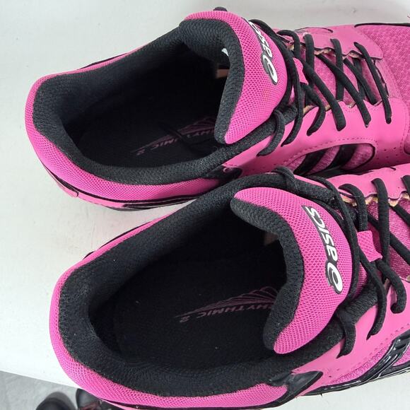 ASICS Gel-Rhythmic 2 Cross Training Shoes Women's 8.5 Pink Lace-Up Low Top - Picture 9 of 10